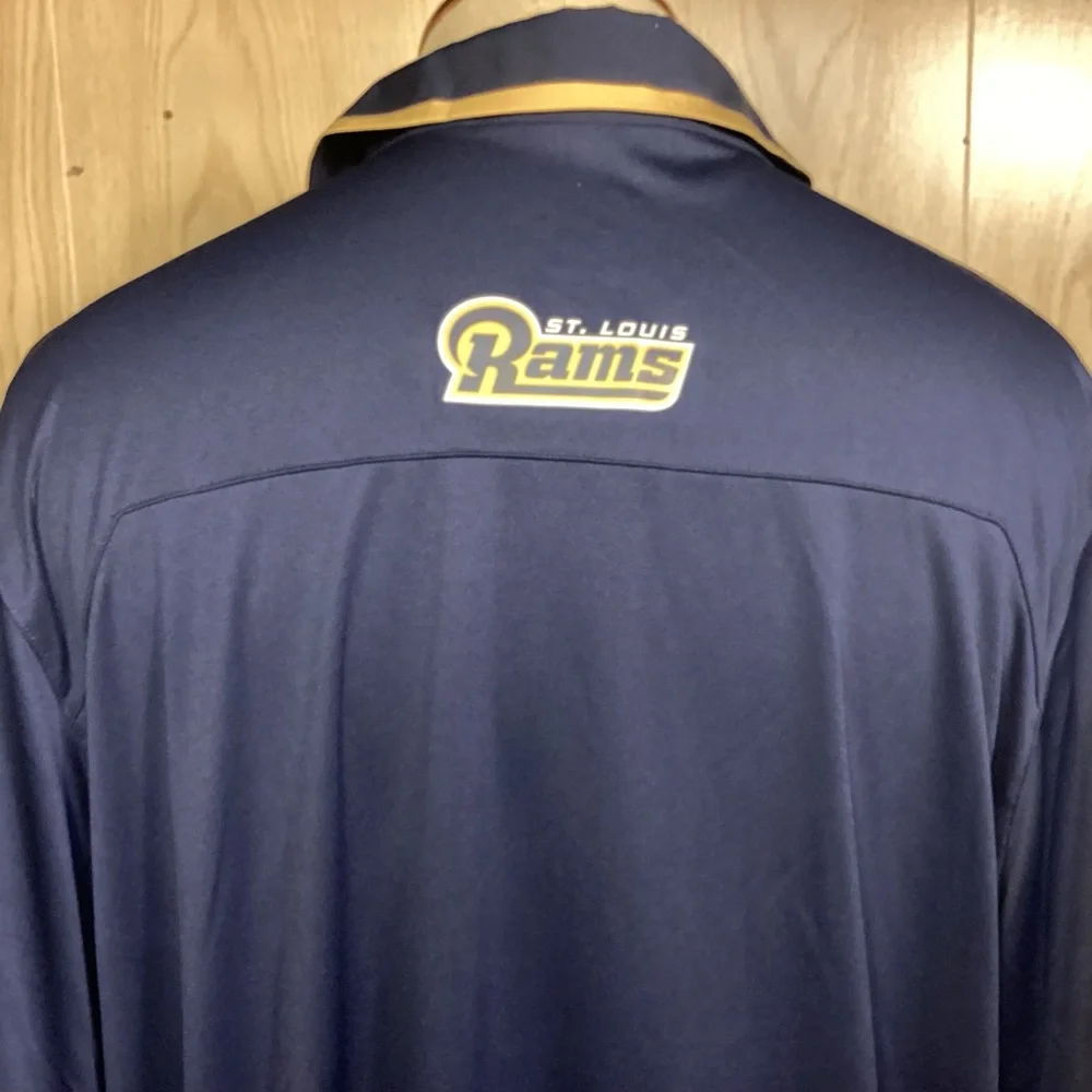 Nike NFL St. Louis Rams Football Polo Men’s shirt size 3XL